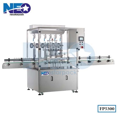 Automatic Piston Liquid Filler with Safety Cover